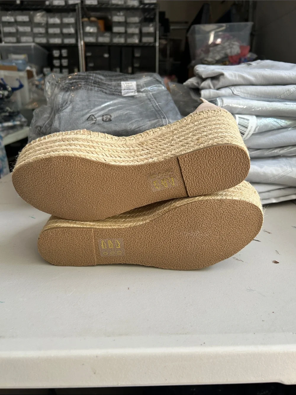 New with Defects J.Crew Platform Espadrille Suede Sandals‎